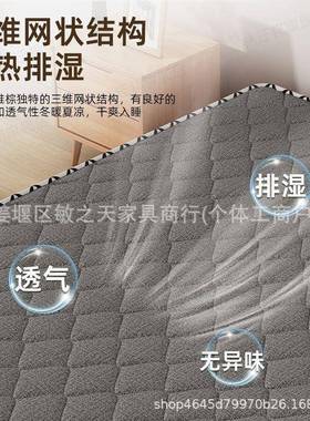 垫TYS床垫椰棕梦垫天然棕榈硬子一体折叠款儿童学生垫护腰脊席床