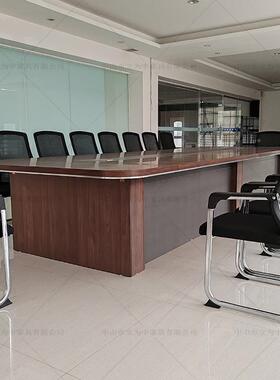 会型议VUD桌长桌简约现代办公桌新大小会议议室桌合椅组工作会台