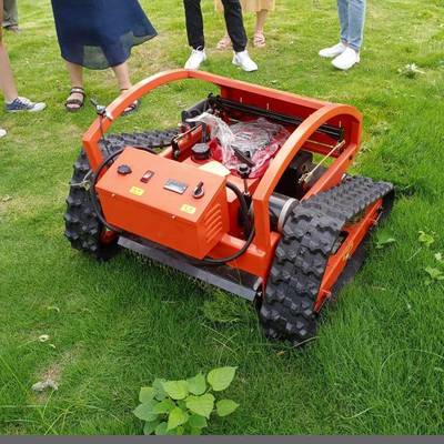 履带遥马自割草机750小型割走草遥控剪草机汽油控动力大力除草机