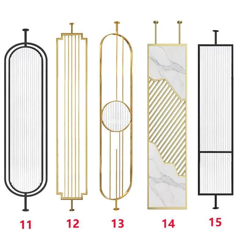 锈钢玻璃不饰座客厅隔断墙入户屏风玄关遮挡餐厅卡卧室装旋无品牌