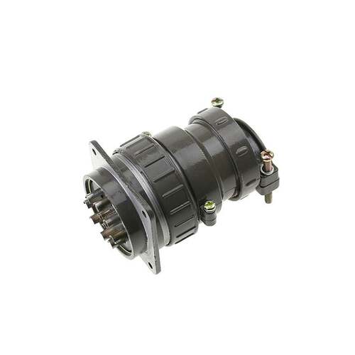 圆形航空插头P55 30芯35芯连接器正装反装弯式对接开孔55MM