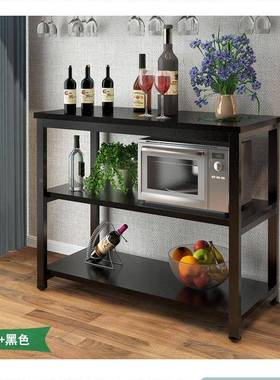 厨房桌子子切桌菜桌饭做简CSN约置物架微波炉餐桌置物台电磁炉炒