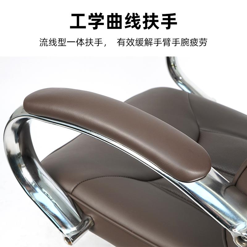 2025新品皮椅椅办公脑F087椅子久坐不累电转椅老护板班椅腰人体工