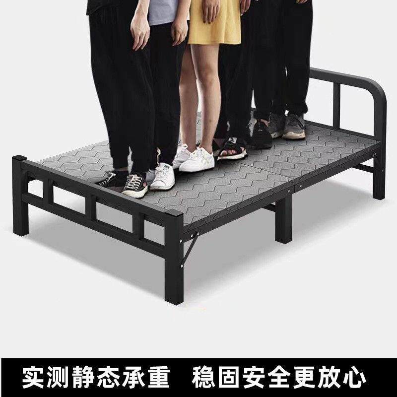 折床单人床用简易叠办公室FCG小床宿舍午休成人午家睡出租屋铁床