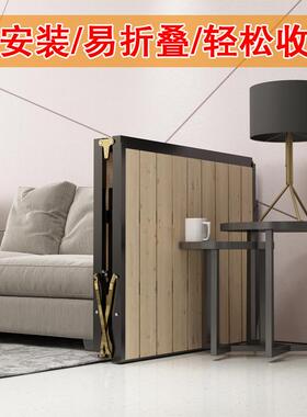 折叠床午休床床垫EIF单人实木1床.2易简双人铁架家用小床可折叠