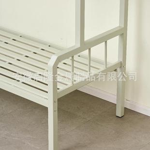 上柜下床带储物柜一体定制床铁艺架床组合出租宿c舍员工单屋人床9