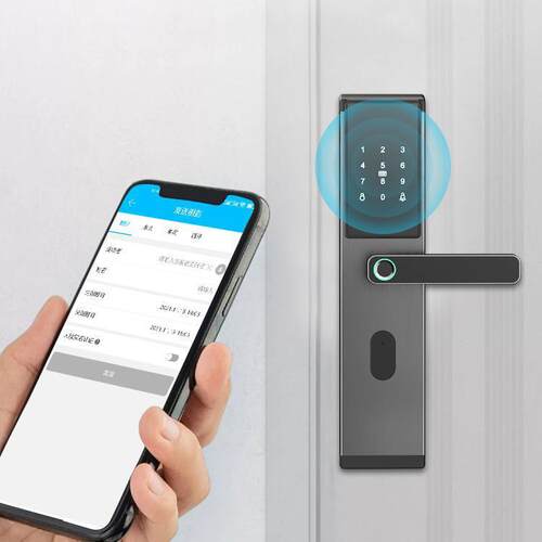 指纹锁家用防盗门密锁磁卡刷卡锁锁防盗ZW-2017码锁门锁电子智锁