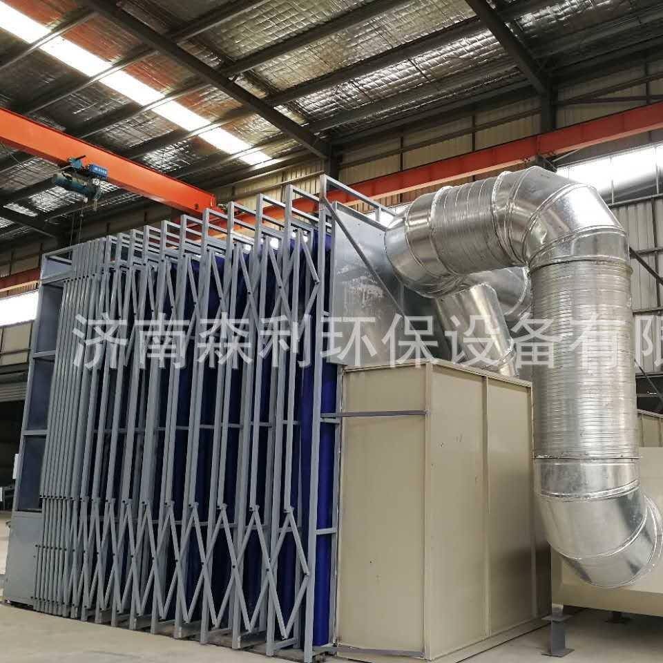 10移动动伸缩喷漆喷伸缩蓬工业家具喷烤房漆房环保电伸缩漆房