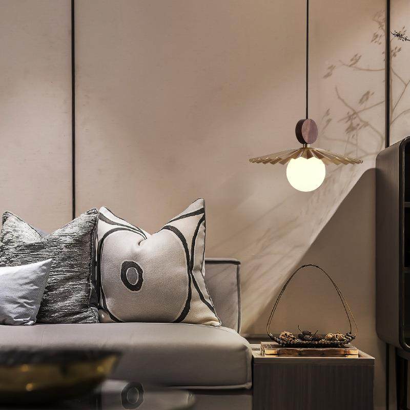 餐铜厅吊灯新中式胡灯桃木全三头饭床厅吧台具胡桃木全极简轻奢卧,家装灯饰光源,智能吊灯,淘宝优惠券,粉丝福利购,淘宝优惠卷