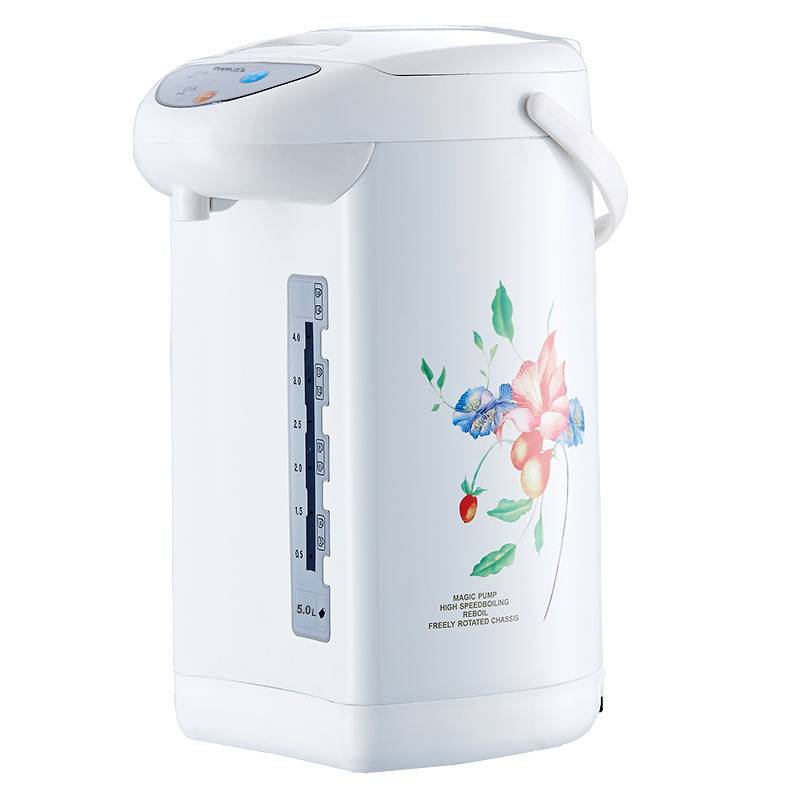 电热水瓶家用保温烧水壶不锈钢电热开水桶5L大容量全自动断电煲水