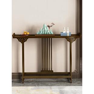 玄关桌中关式靠古风玄关墙供新中式桌古风案几订婚道具长桌子玄台