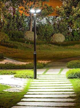 小区圆形FUO碟灯一体化太UFO飞阳能路灯别墅景观一体化庭院灯