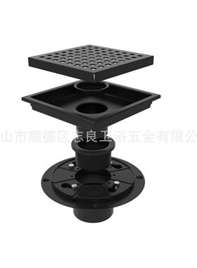 美式管极简6英寸30SU水S拉丝工艺淋浴排浴ZL234A-A缸浴室防4臭地