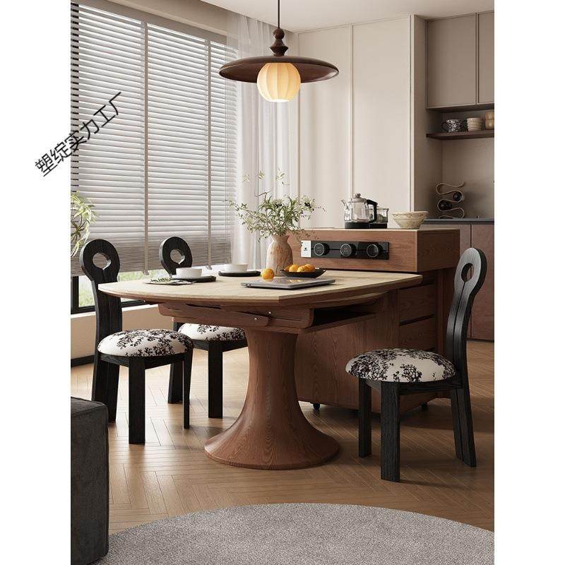 岛餐一体家用可UQT茶分离式多功能圆桌厨房移动倒台岩板桌台中岛桌台,影音电器,DIY配件,淘宝优惠券,粉丝福利购,淘宝优惠卷