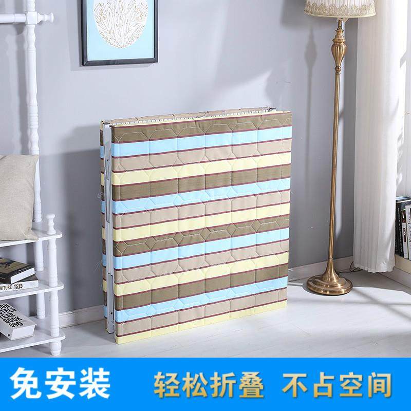 #折叠床人板式床床收缩床木板床午休床成人家用单单人隐形RW01床