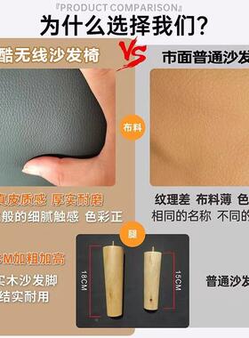 懒人沙可躺可公坐发家用客厅卧室阳台办室午QYT睡休闲两用发沙美