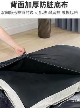 懒人00沙发榻米沙阳榻台卧双人地上落地可折发叠沙发床一体室两用