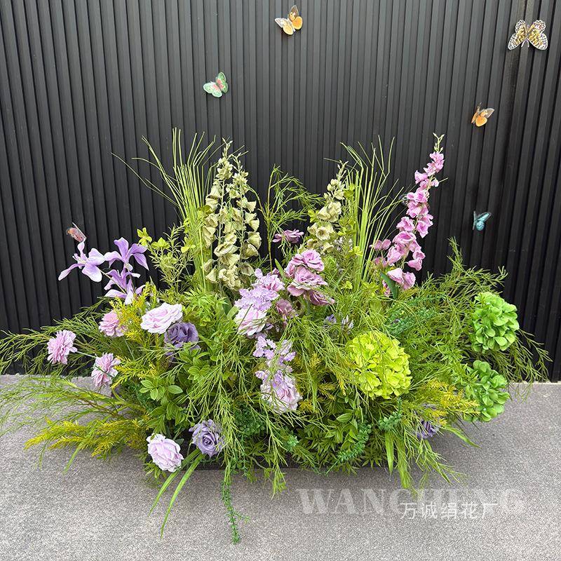 森系仿窗真花绿植装饰景婚礼路引美花艺摆件9877464婚庆用花商场