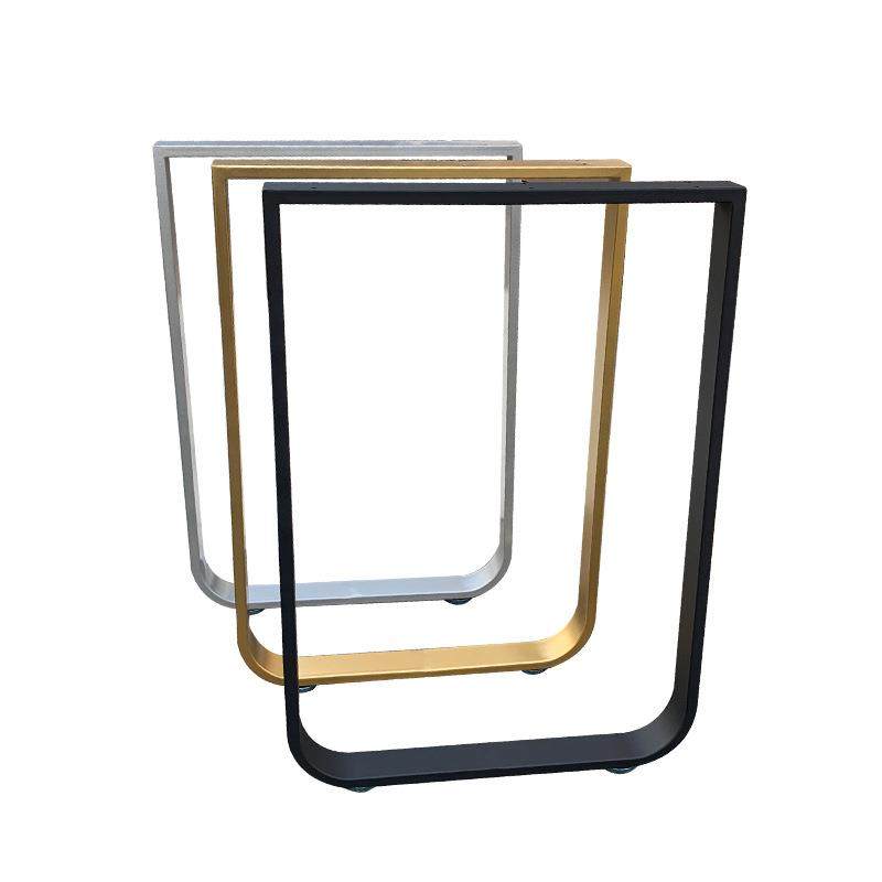 色U吧台腿餐台脚书桌单边撑脚8979845橱柜腿型台架支黑架铁艺支可