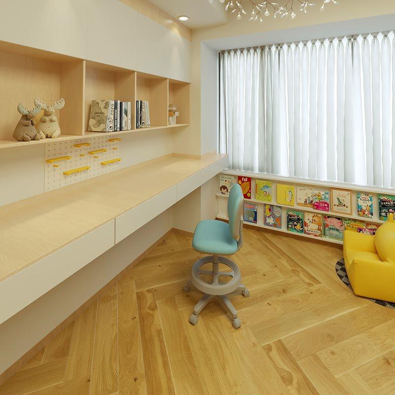 实木生书学桌书架一体电脑家桌HIQ用衣柜飘窗角悬转浮女生卧室