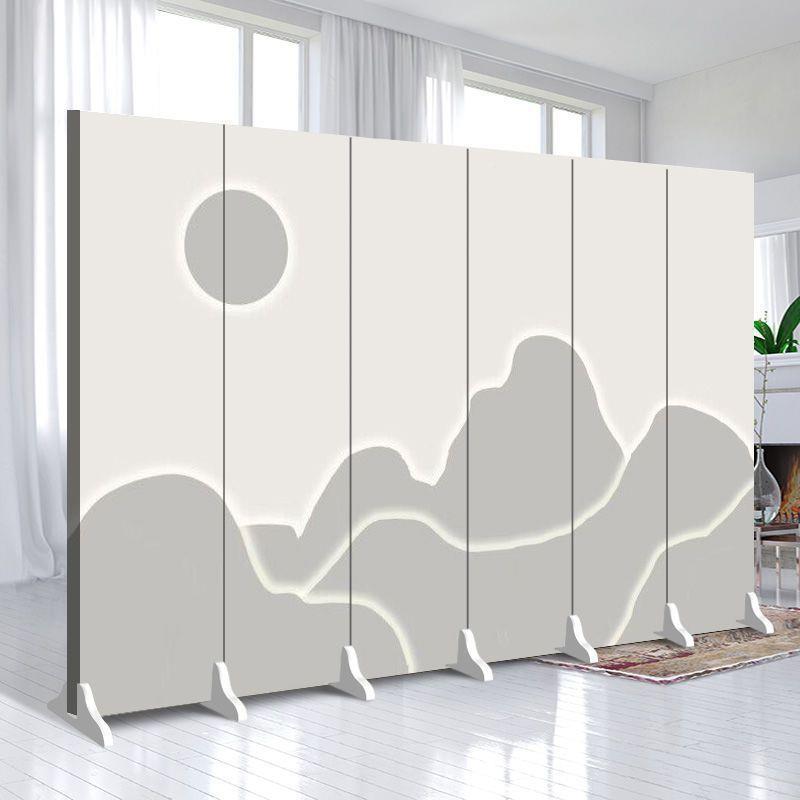 纯白色屏风隔简约现易代进门TA-919公司LO简GO办公断室遮挡移动折