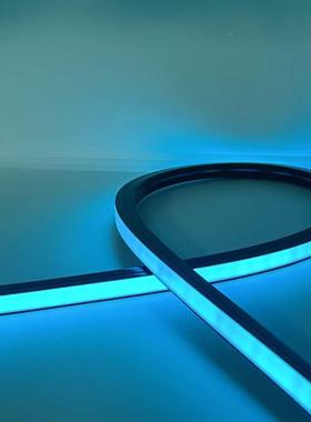 跨境热销R073LED黑色霓虹灯带2420250506低压1幻彩GBV柔性灯条黑