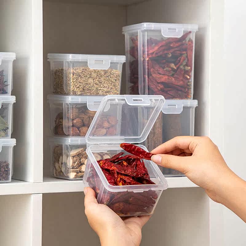 香料收纳盒厨房调料佐料盒花椒大料香叶桂皮八角密封防潮分装盒子