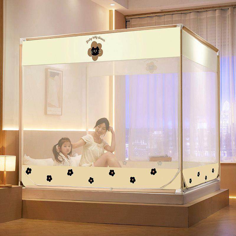 蚊帐用2025家新免安装防蚊床帘一体式蒙款古室包防摔折叠卧婴DLH