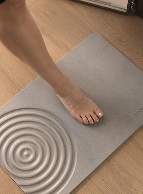 硬门板硅滑藻泥吸水垫防卫生间厕所口速干脚垫F98S89MS家用藻硅土