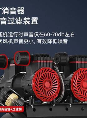 无油式120W静音劲空压机设备小型二级电ARDN-101空压机2120V节机