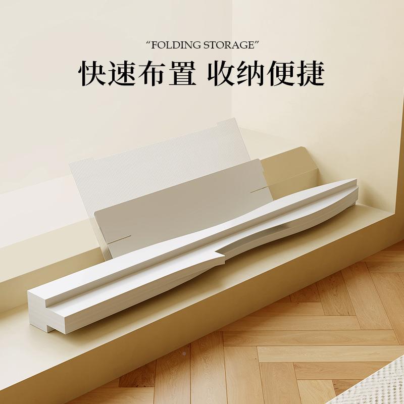 办公室明窗纸墙隔断墙纸简自装折叠可移屏风直播间背景易板明动窗