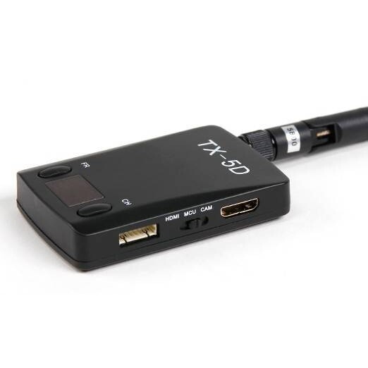 FPV 5.8G图传TX-5D 600mw fpv航拍发射机 支持HDMI视频双输入.