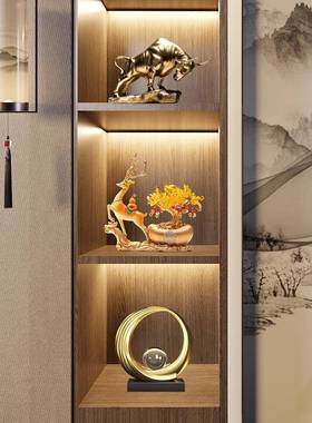 新档中式电视柜摆件奢高装饰品YA848081套装202新款书5房博古架客