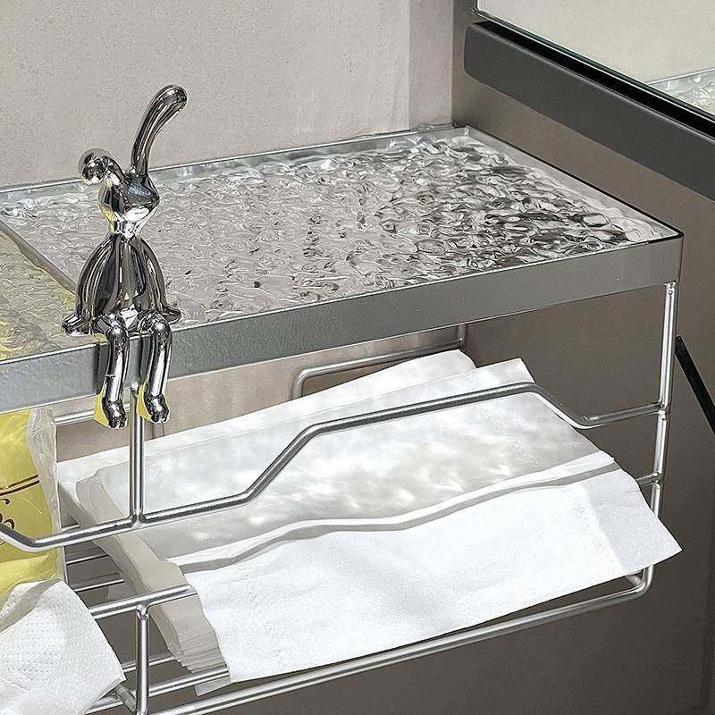 加长不锈钢卫生架间纸架499高颜巾值厕纸用多功能置物家架免打孔