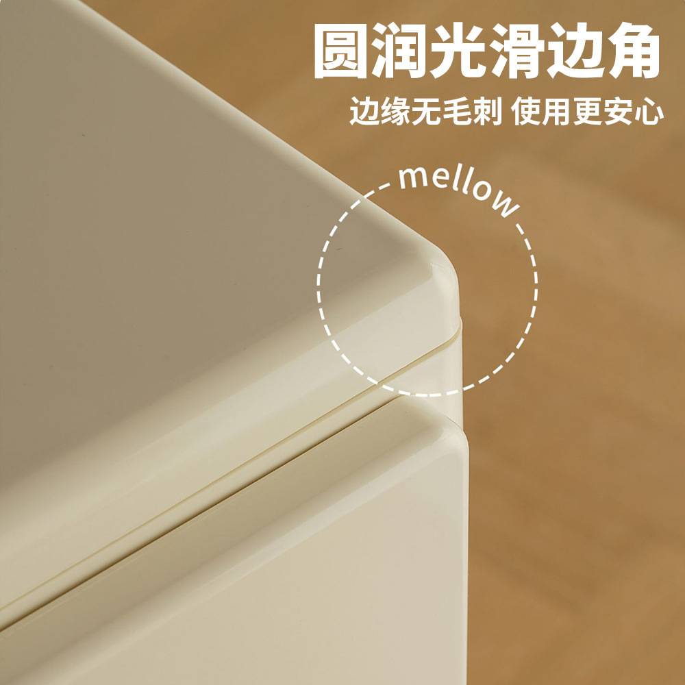 卧室床头柜电镀标签拉手现代简约沙发边柜文件储物抽屉柜创意收纳