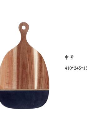 萨鸡翅水木P22745IZZA托盘披板牛排板酒托糕茶盘果点心盘蛋盘