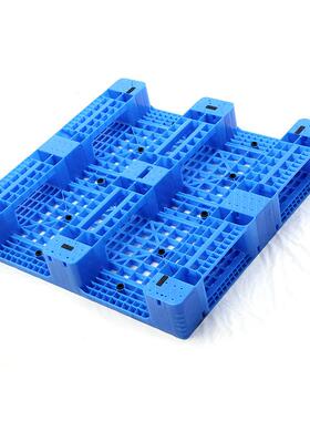 料塑托盘10托1010100x000x15OGQ0网格川字塑料树胶托盘物流周转盘