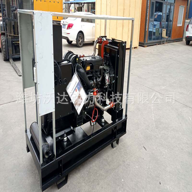 40KW潍柴发电机组带简易防雨棚  小型应急发电设备发电机组厂家