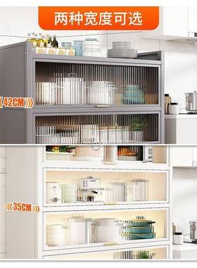 XYD10181厨房收纳特物厚多层防尘物柜落地杂物收纳架客房厅餐储边