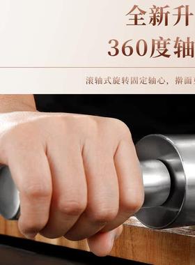 子皮擀面杖锈钢家用不粘不面棍赶面棒饺滚轴走锤杆皮压擀98318面