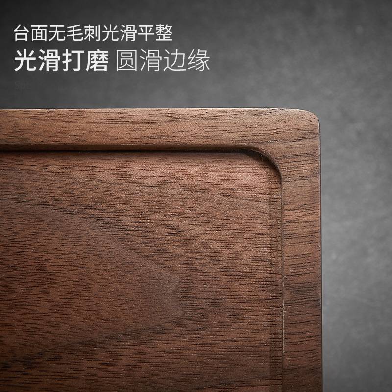 卫生间免打孔纸巾架厕所胡桃木纸架置物架创意卷纸厕纸架