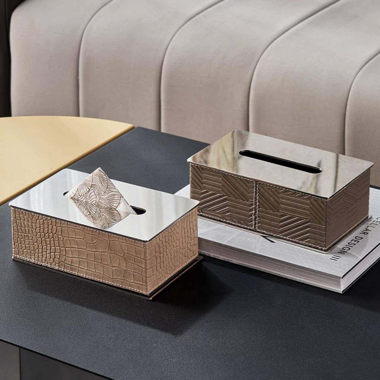 餐轻奢样板高间酒店GT-F151商用桌面巾抽纸盒客厅纸巾盒装档饰摆