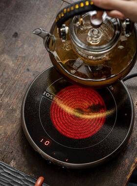 档玻陶璃提梁壶电高陶蒸煮茶壶加热烧水壶66600家用壶茶具炉煮茶