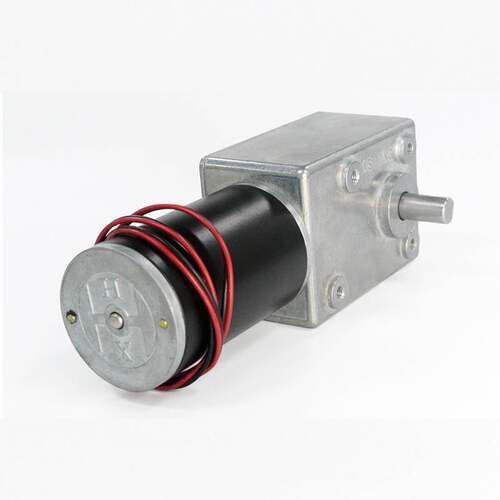 5882-45蜗轮蜗杆减速电机马达直流6V 12V 24V大扭矩扭力低速自锁