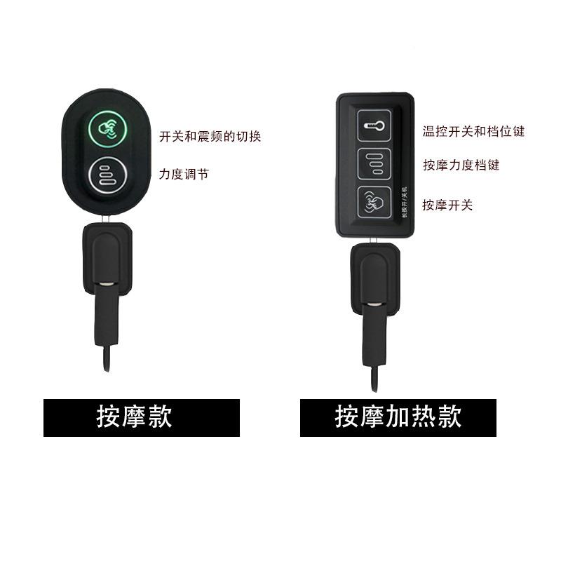 按摩腰靠车JYM92载电动按摩腰靠垫加座热办公热椅记忆棉靠背垫敷