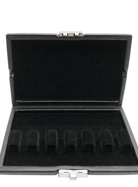 巴松大管哨片盒皮革6支装哨片便携盒哨片夹哨片包皮U哨片随行盒