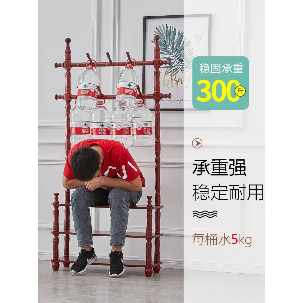 欧式实木衣帽架落地简约现代挂衣架家用卧室内挂衣服的架子置物架