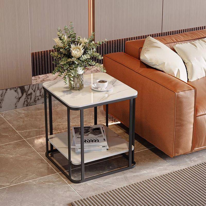 意方式几极简轻几奢角边几现代简约阳台BME小茶岩板小桌沙发边柜