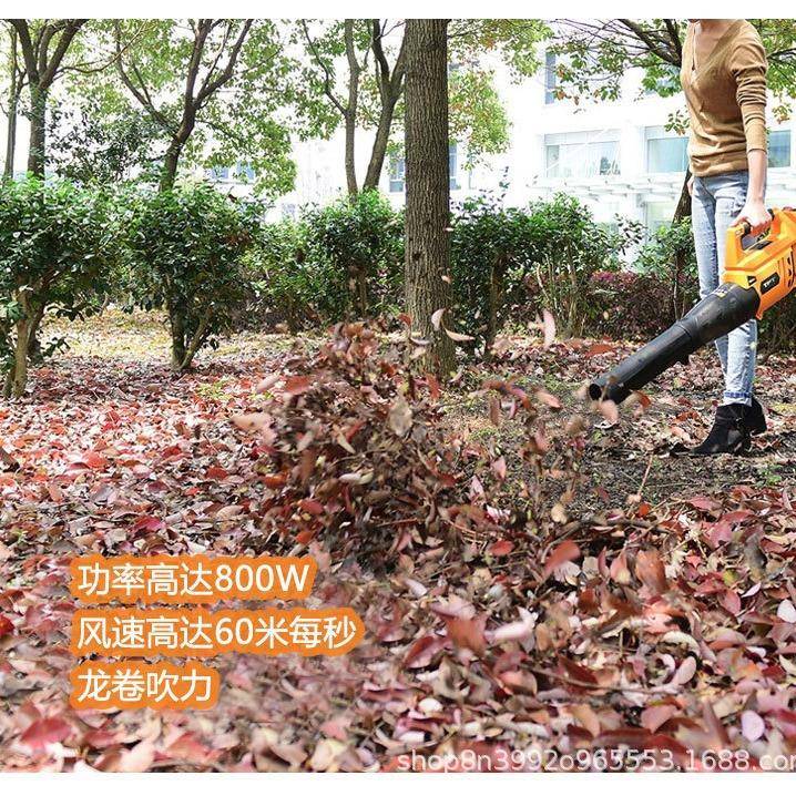 峰58V传大功率充电式工吹风手提无线锂电吹业树叶81电机动鼓风机