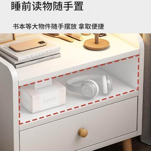 床头卧柜置物架房现代简约床边柜家用室小型FYJ出租收纳柜物储实